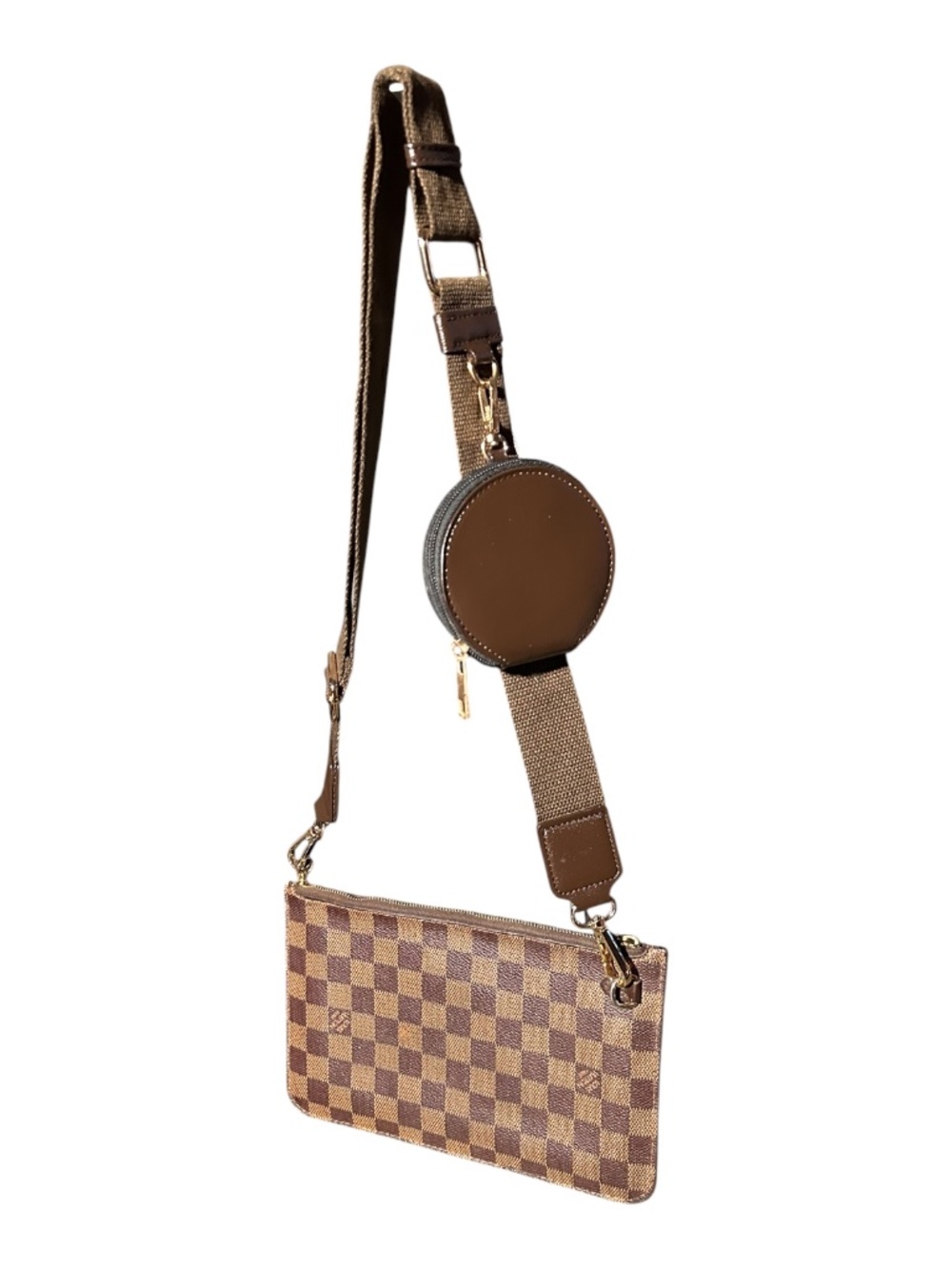 Authentic Louis Vuitton Neverfull Demier Pouch With Ring Conversion. - Picture 3 of 13